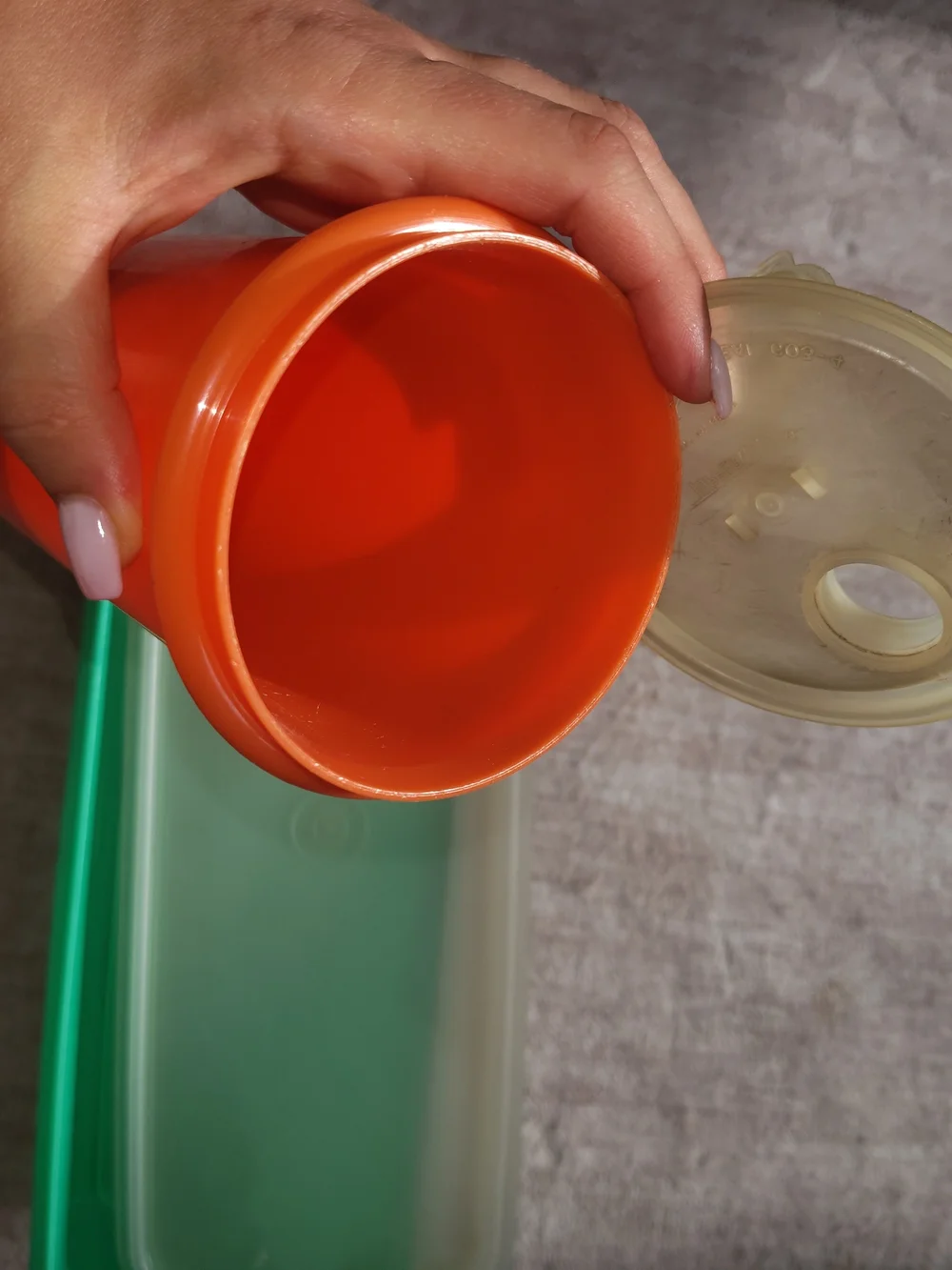 Tupperware Green Food Storage Lid
